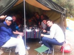 Lunch during the trek